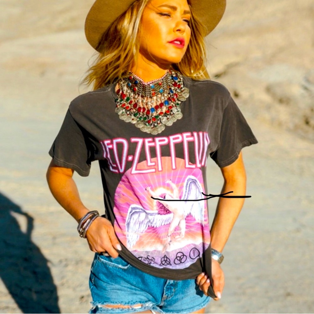 NWT Led Zeppelin Swansong Tee